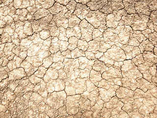 The ground has cracks in the top view for the background