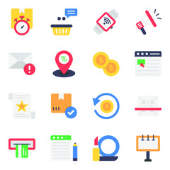 
Ecommerce and Promotion Icons Set 
