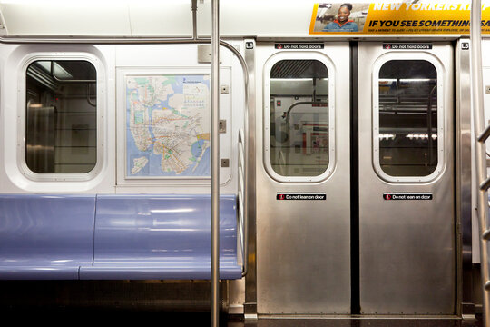 New York, NY, U.S.A. - Inside Of New York Subway