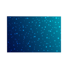 stars, glare, lights on a blue, gradient background