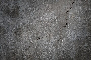 Fototapeta premium Concrete cement wall with a crack for design and texture background