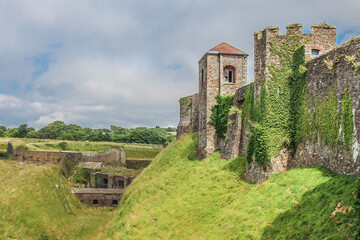 The Dover Castle in south east England UK