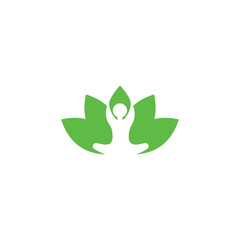 Abstract Meditation Vector , Health Logo