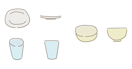 Fototapeta premium 食器