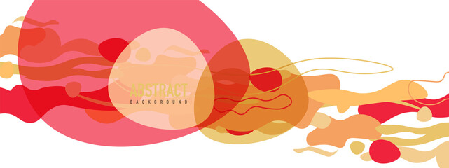 Trendy liquid style shapes abstract design, dynamic vector background for placards, brochures, posters, web landing pages, covers or banners