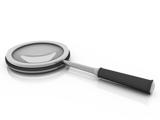 search button 3d illustration
