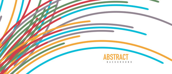 Аbstract moving colorful lines vector backgrounds for cover, placard, poster, banner or flyer