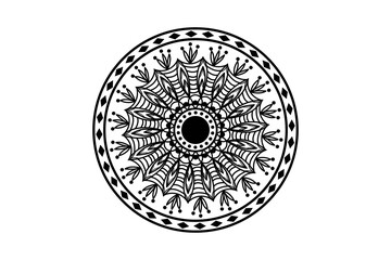 classic mandala ornament design illustration