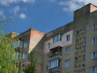 old houses in the city