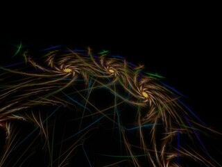 Imaginatory fractal background Image