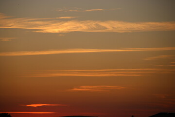 Sunset in Angers - France