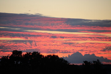 Sunset in Angers - France