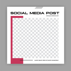 Modern Social Media banner template can be edited. Anyone can use this design easily. Promotional web banners for social media. Elegant sale and discount promo - Vector.