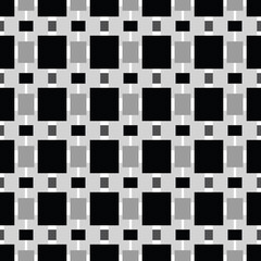 Vector seamless pattern texture background with geometric shapes, colored in black, grey, white colors.