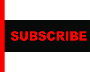 Fototapeta premium BLACK BACTOR BANEER SUBSCRIBE