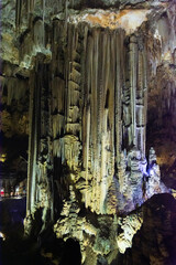 Fototapeta na wymiar of the cave of nerja, in malaga