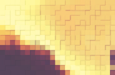 Close up of Blue mosaic tiles for background