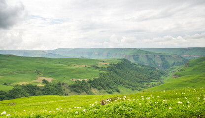 Panoramic view of the Bermamyt Plateau
