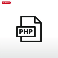 PHP file icon . php sign