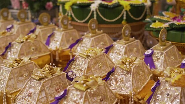 Kathin Annual Ceremony after End of Buddhist Lent