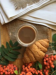 coffee and croissant