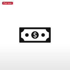 Obraz premium Dollar icon vector . Money sign