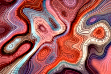 Modern colorful vibrant flow artwork background. Wave Liquid shape color art design for your design project cover. 3D illustration rendering