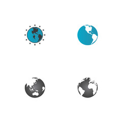 World Logo Template illustration