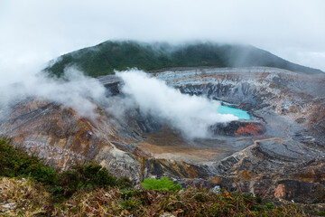 Fototapeta na wymiar Poás Volcano National Park, Alajuela Region, Costa Rica, Central America, America