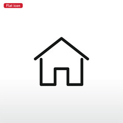 Home icon vector . House sign
