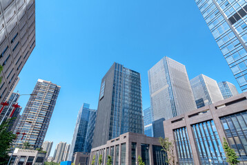 Obraz premium Modern skyscrapers in the business district, Guiyang, China.