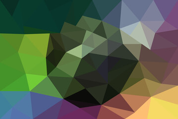 abstract background with triangles
