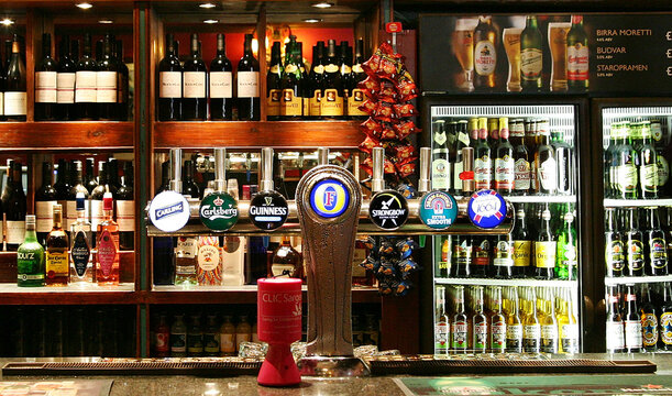 Inside view of a english pub