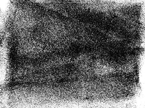 A black and white vector texture of a distressed rolled ink print. Ideal as a background or for adding texture. The vector file has a background fill and a texture layer for easy color scheme changes.
