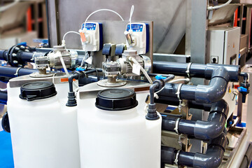 Machine of pressure reagent flotation with flocculator