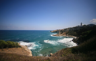 Fototapeta premium Sile is a city and district in Istanbul, Turkey. northernmost point of Istanbul. 