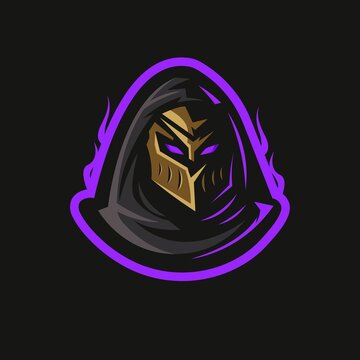 Zed e-Sport Mascot Logo Design Illustration Vector