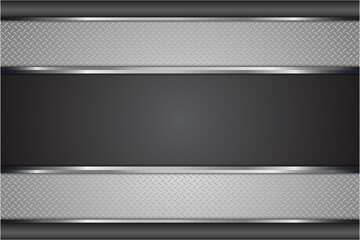  Metallic background of gary and silver with metal texture.
