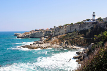 Sile feneri is an old lighthouse in the Sile town near the coasts of black sea north of Istanbul.