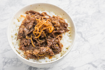 牛肉のしぐれ煮丼