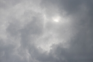 white and grey cloud background and texture. rain cloud.