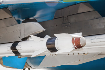 ammunition for air-to-ground and air-to-air missiles mounted under the wing of a combat aircraft