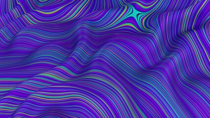 Obraz premium Texture of the embossed surface, colored stripes