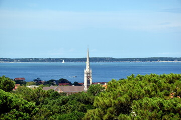 Blick auf die Bucht von Arcachon