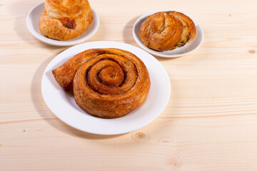 freshly baked cinnamon rolls