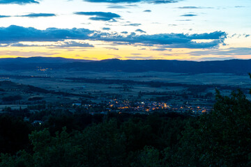 PUESTA DE SOL MONTAÑA DESDE LOS TORILES PEÑA NEGRA PIEDRAHÍTA ÁVILA