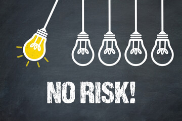 Fototapeta premium No Risk!