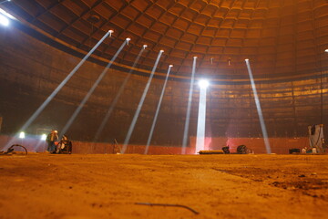 Steel tank from the inside during renovation © Brainiac