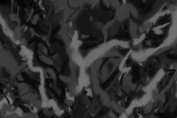 Black spray paint ink texture. Graffiti painting on the wall. Street art and vandalism. Digitally airbrushed paper background.