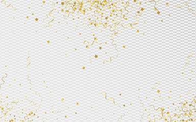 Yellow Spiral Celebration Vector Transparent 